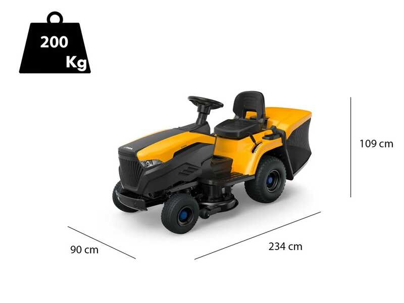Stiga Estate 384e - Tractor cortac&eacute;sped de bater&iacute;a - Recogedor - Potencia 48V/30Ah
