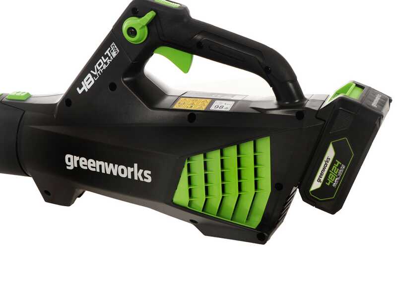 Soplador de bater&iacute;a axial Greenworks G48AB - SIN BATER&Iacute;A NI CARGADOR