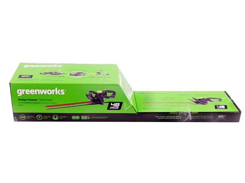 Cortasetos de bater&iacute;a Greenworks G48HT 48V - SIN BATER&Iacute;AS NI CARGADOR