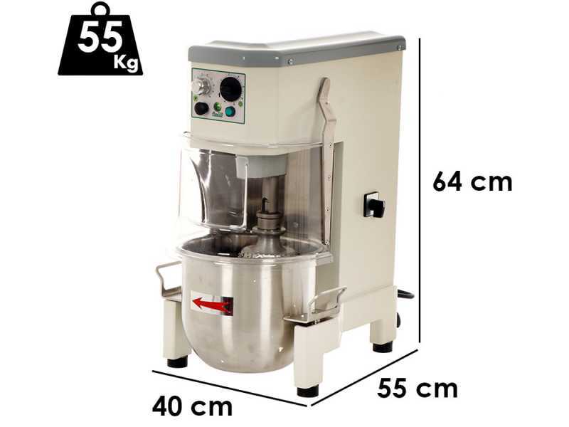 FIMAR PLN12BV - Amasadora planetaria - Cuba de acero INOX de 10 litros