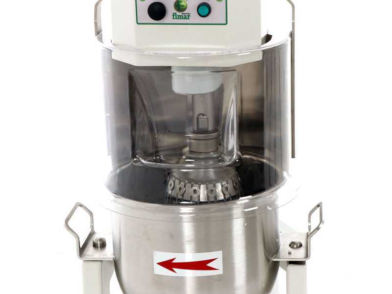 FIMAR PLN12BV - Amasadora planetaria - Cuba de acero INOX de 10 litros