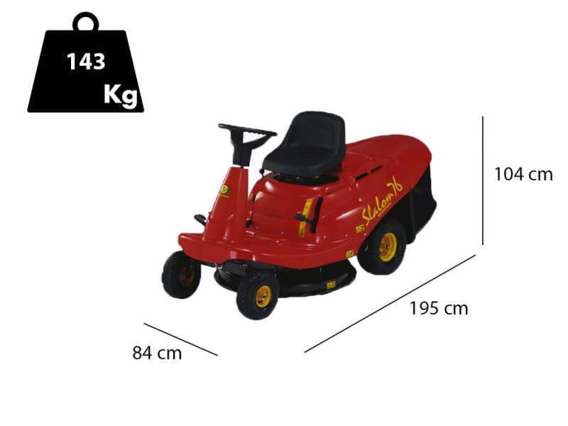 Eurosystems SLALOM 76 - Tractor cortac&eacute;sped mini-rider - Motor B&amp;S Intek 3130 avs - Cambio hidrost&aacute;tico