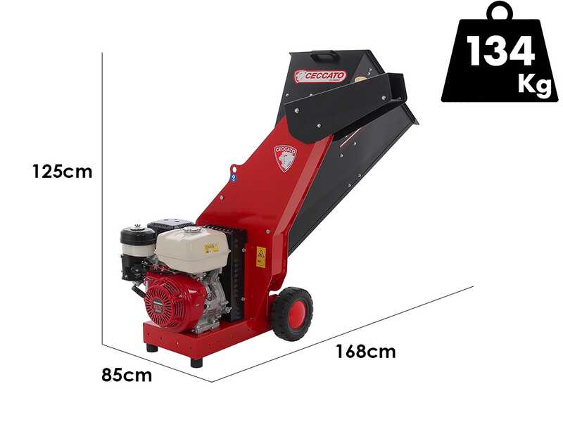 Ceccato Tritone Maxi - Biotrituradora de gasolina - Motor Honda GX 390