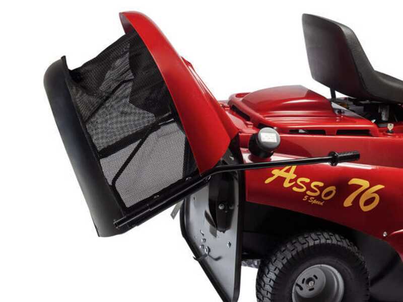 Eurosystems ASSO 76 Mini rider - Minirider cortac&eacute;sped - Cambio mec&aacute;nico de marchas - Ancho de corte 76 cm