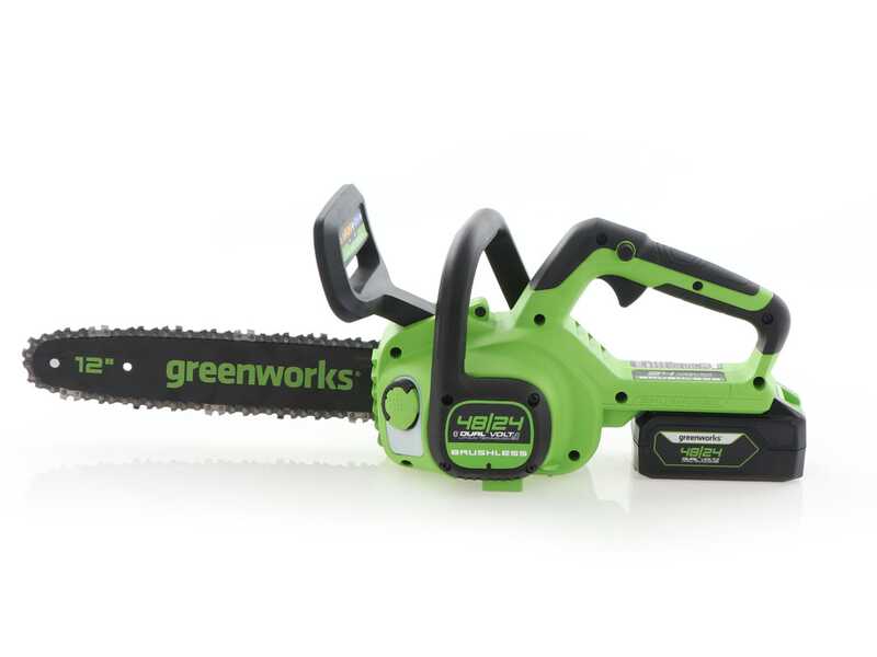 Greenworks GD24CS30 - Electrosierra de bater&iacute;a 24V 4Ah - Espada de 30cm