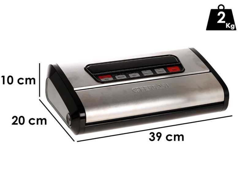 G3 Ferrari Express Vac - Envasadora al vac&iacute;o de acero inoxidable - Barra de soldadura de 31 cm 