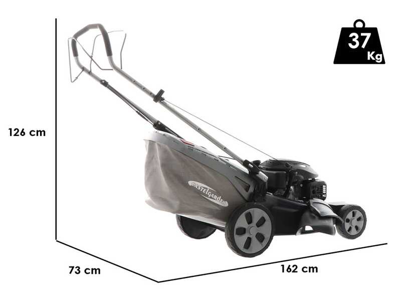 Cortac&eacute;sped autopropulsado de gasolina CastelGarden XS 55 S - 4 en 1 - Corte 53 cm