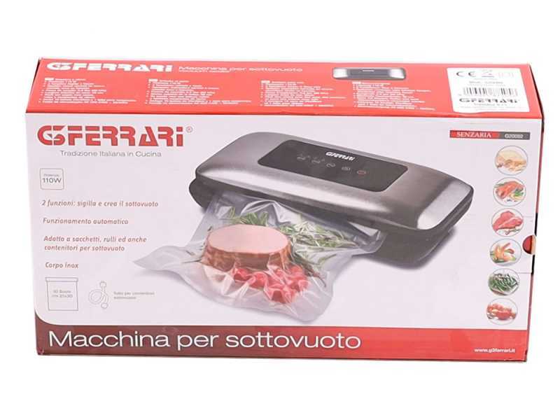 G3 Ferrari Senzaria - Envasadora al vac&iacute;o de acero inoxidable - Barra de soldadura de 31 cm 