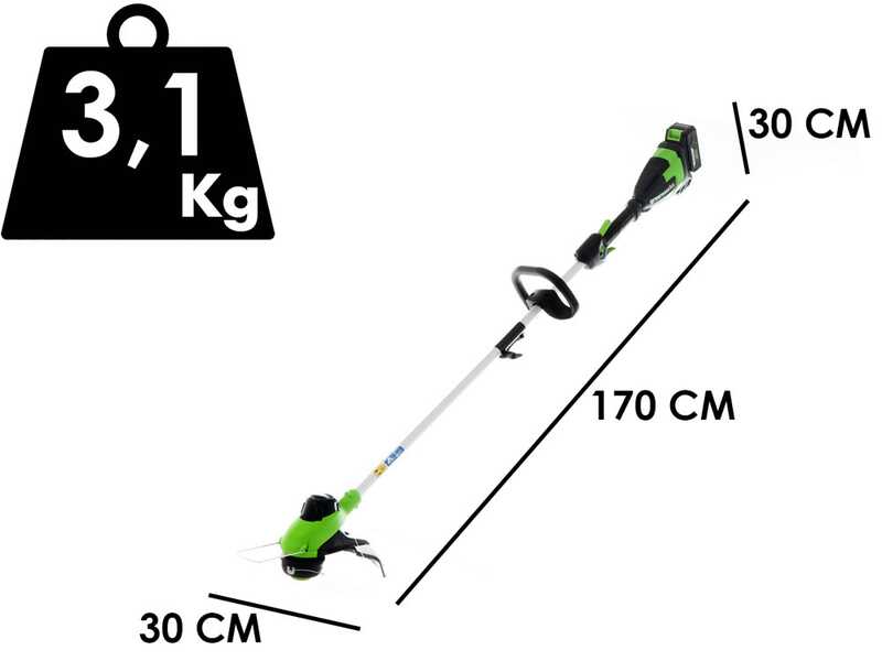 Greenworks G48ST8 - Cortabordes de bater&iacute;a - BATER&Iacute;A Y CARGADOR NO EST&Aacute;N INCLUIDOS