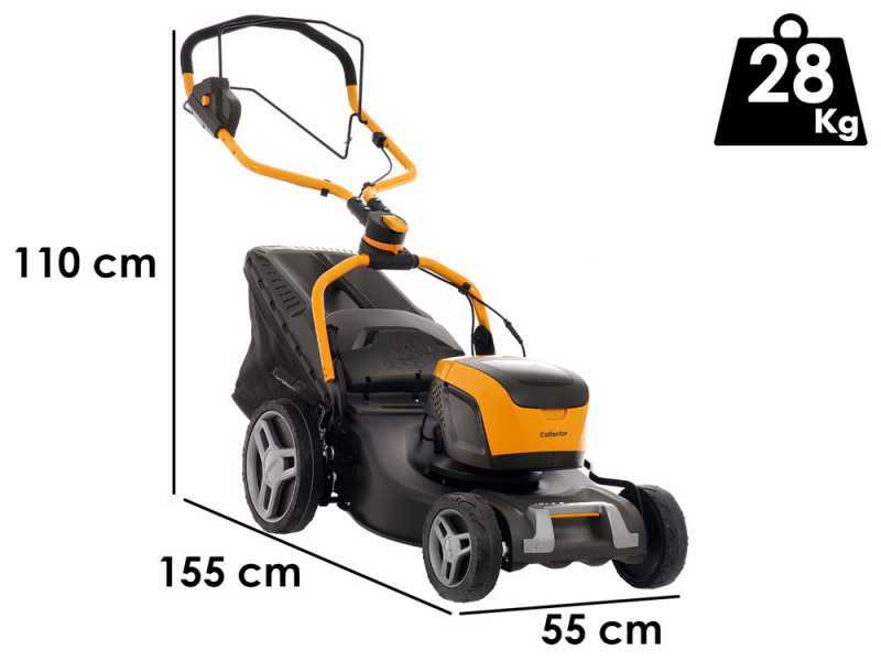 Stiga Collector 548e S Kit - Cortac&eacute;sped de bater&iacute;a - 48V/4Ah - Corte 46 cm