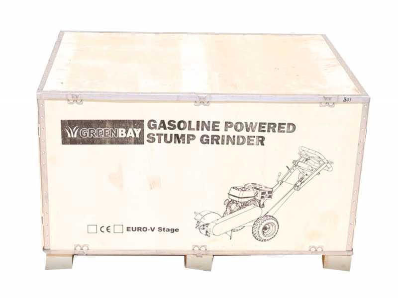 GreenBay Deep LE-33 - Destoconadora - Motor Loncin 420 cc con arranque el&eacute;ctrico - Rotor de corte con 8 fresas de carburo de tungsteno