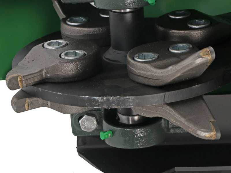 GreenBay Deep LE-33 - Destoconadora - Motor Loncin 420 cc con arranque el&eacute;ctrico - Rotor de corte con 8 fresas de carburo de tungsteno