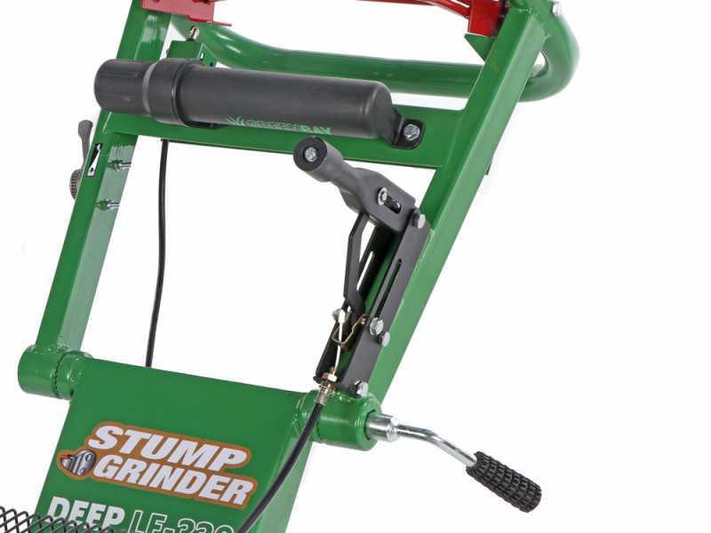 GreenBay Deep LE-33 - Destoconadora - Motor Loncin 420 cc con arranque el&eacute;ctrico - Rotor de corte con 8 fresas de carburo de tungsteno
