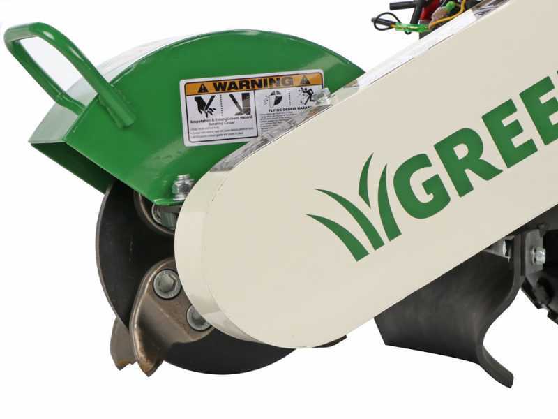 GreenBay Deep BSE-330 - Destoconadora - Motor B&amp;S XR2100 420 cc con arranque el&eacute;ctrico - Rotor de corte con 8 fresas de carburo de tungsteno