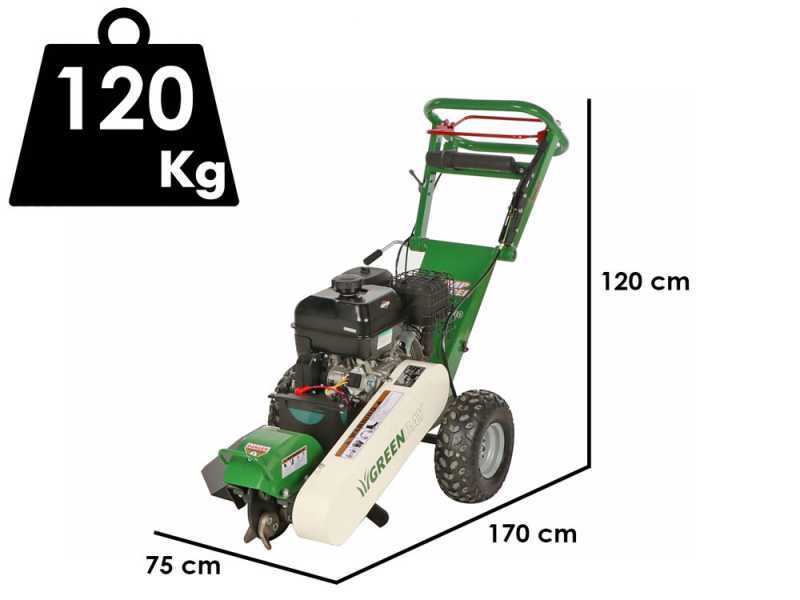 GreenBay Deep BSE-330 - Destoconadora - Motor B&amp;S XR2100 420 cc con arranque el&eacute;ctrico - Rotor de corte con 8 fresas de carburo de tungsteno