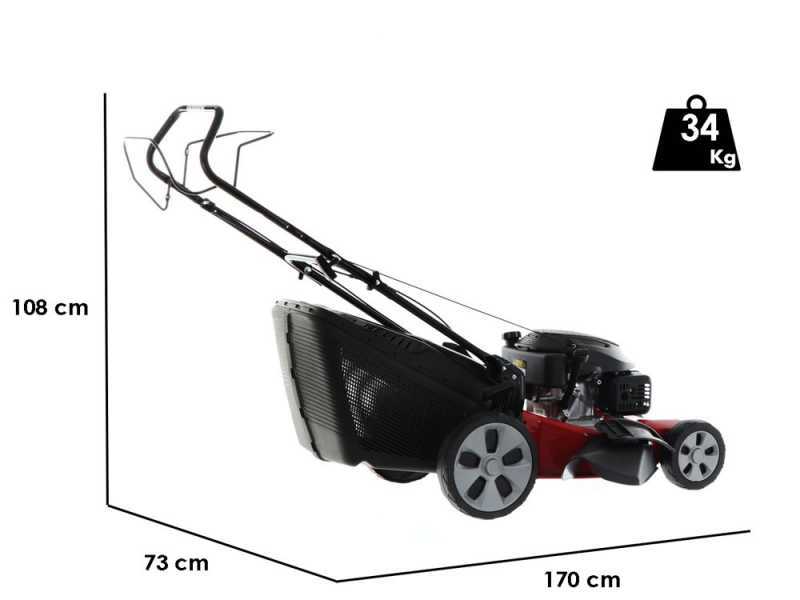 Cortac&eacute;sped de gasolina autopropulsado CastelGarden XC 53 S C - 4 en 1 - Motor de 166 cc