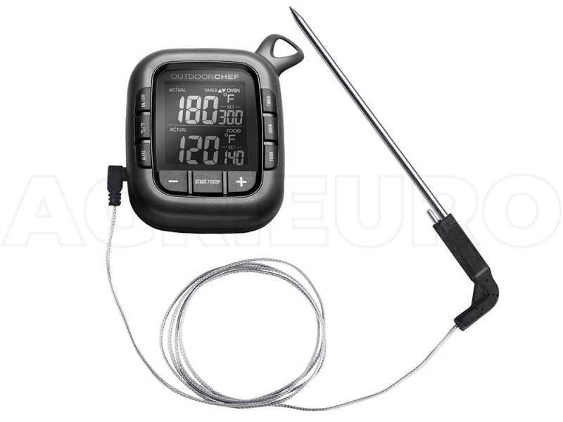 Term&oacute;metro digital OutdoorChef Gourmet Check Black