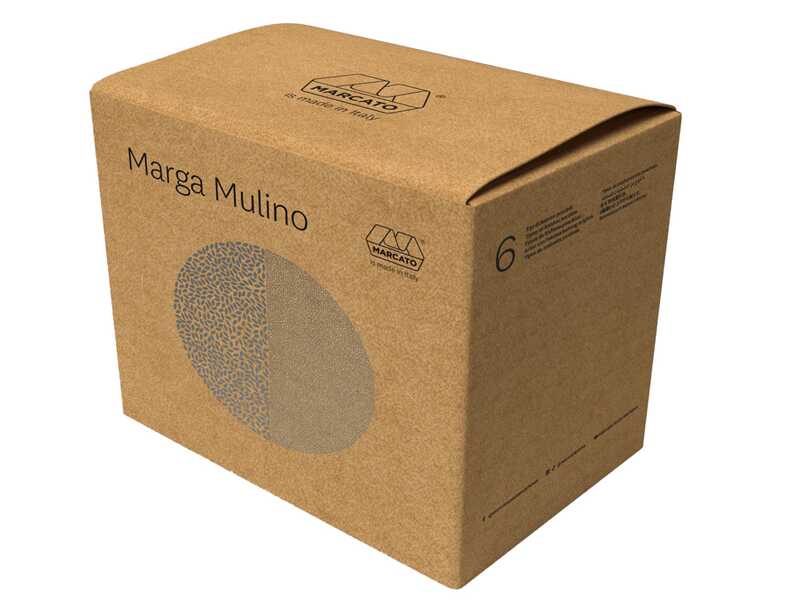 Marcato Marga 180g - Molino para harina y cereales manual con rodillos de acero inoxidable