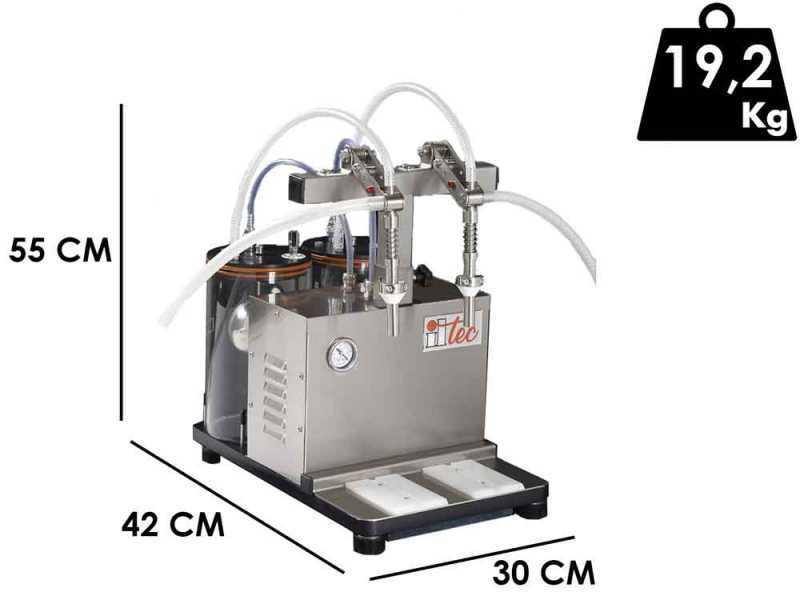 Il-Tec Ultrafiller Dual Fluid - Embotelladora a depresi&oacute;n el&eacute;ctrica para l&iacute;quidos alimenticios
