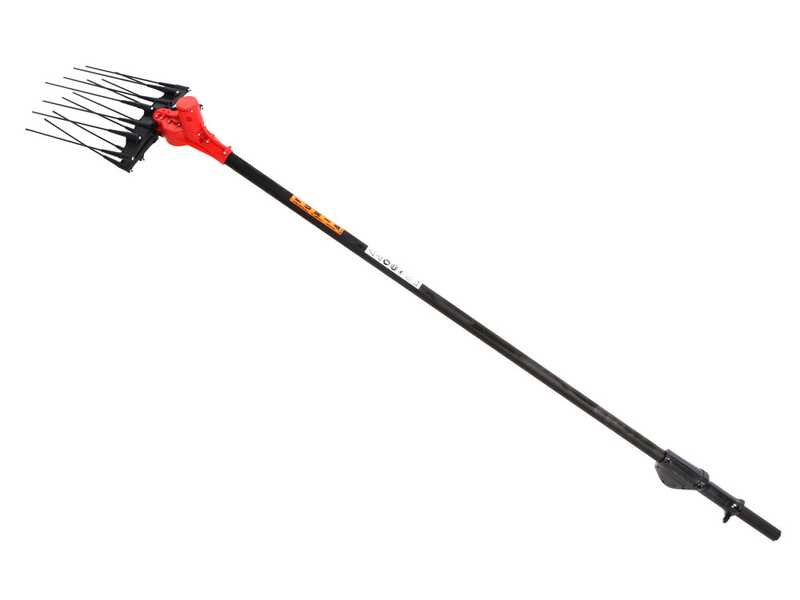 Aima Twist Furia-Evolution - Vareador de aceitunas de bater&iacute;a 220-300 cm - P&eacute;rtiga de aluminio + barra alargadora