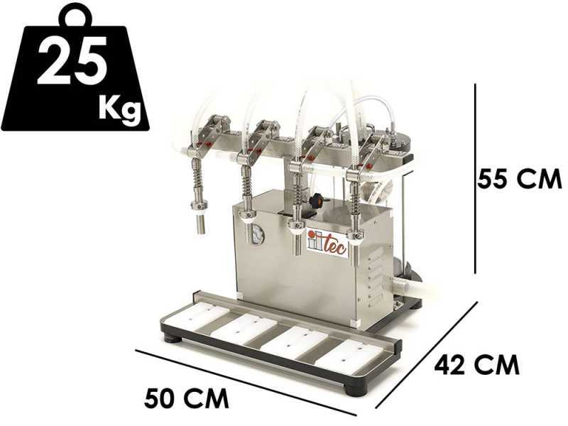 Il-Tec Ultrafiller 4 - Embotelladora a depresi&oacute;n neum&aacute;tica para l&iacute;quidos alimenticios