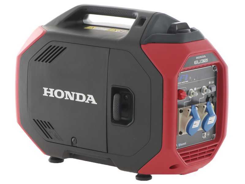 Honda EU32i - Generador de corriente inverter silencioso bluetooth 3.2 kW - Continua 2.6 kW monof&aacute;sica