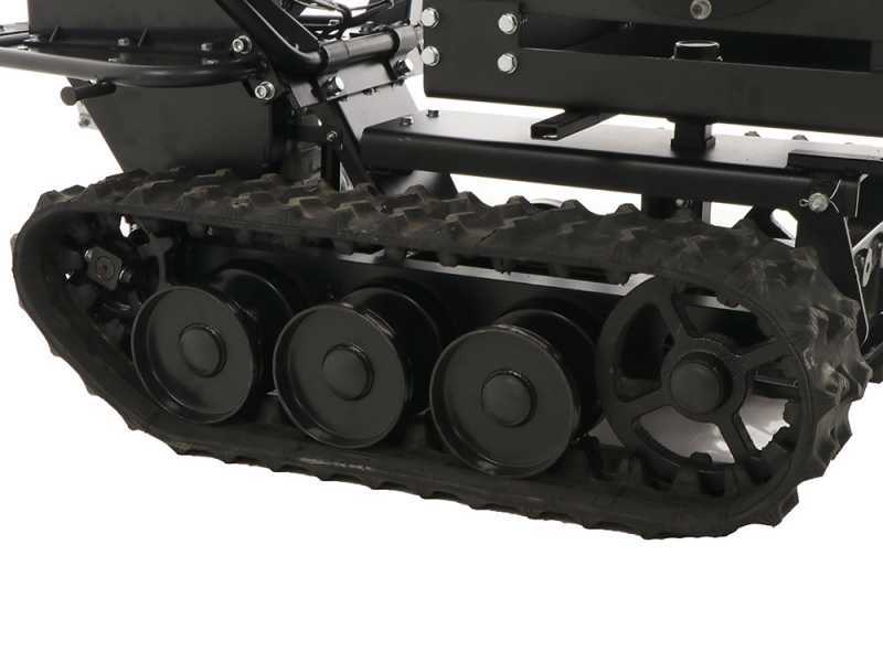 Wortex Tiger D420/120L - Biotrituradora de gasolina con base de orugas - Motor Loncin D420