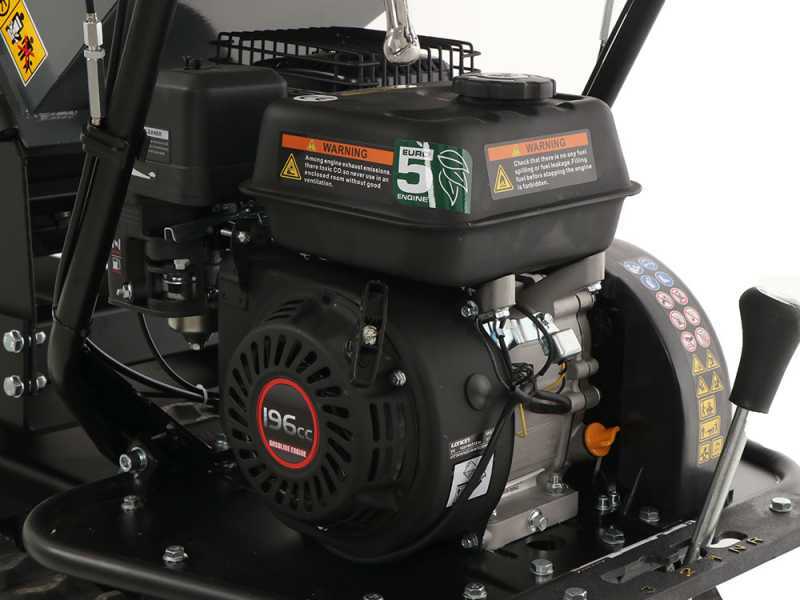 Wortex Tiger D420/120L - Biotrituradora de gasolina con base de orugas - Motor Loncin D420