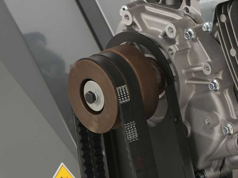 Wortex Tiger D420/120L - Biotrituradora de gasolina con base de orugas - Motor Loncin D420