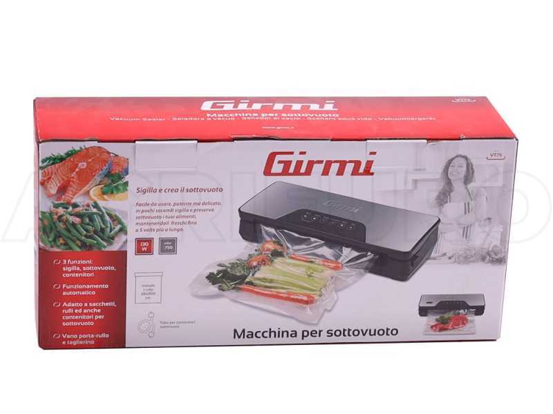 Girmi VT7500 - Envasadora al vac&iacute;o - Barra de soldadura de 30 cm