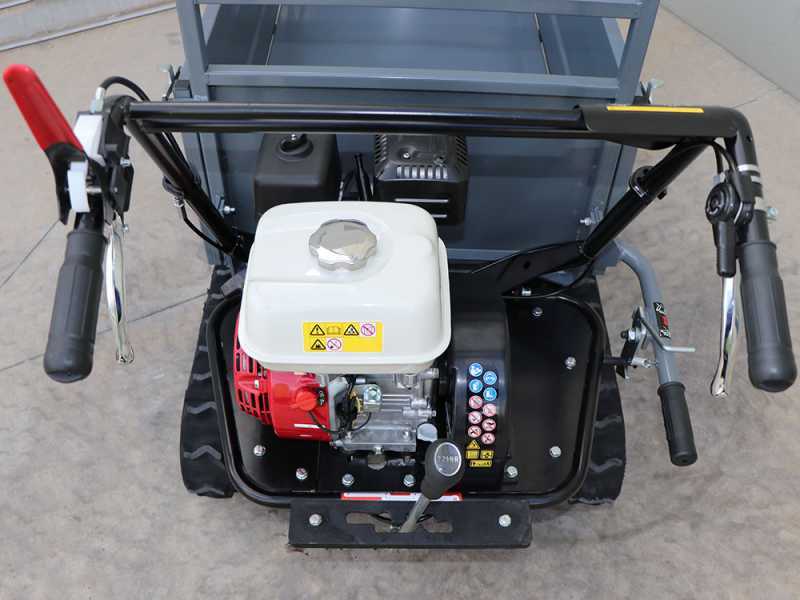 Carretilla con motor de orugas Wortex SFH 300 - Caj&oacute;n extensible con capacidad de 300 kg