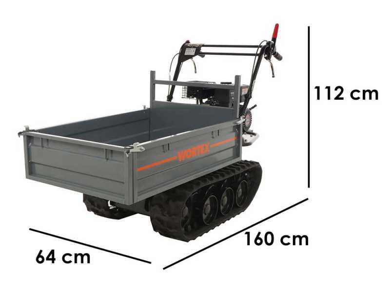 Carretilla con motor de orugas Wortex SFL 300 - Caj&oacute;n extensible con capacidad de 300 kg
