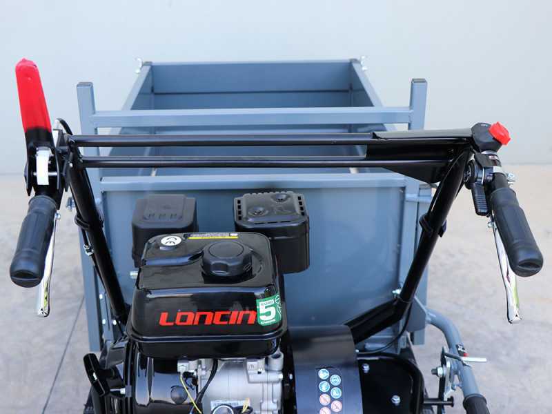 Carretilla con motor de orugas Wortex SFL 300 - Caj&oacute;n extensible con capacidad de 300 kg
