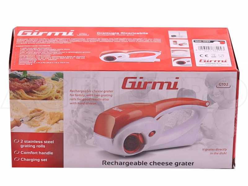 Girmi GT0201 - Rallador de bater&iacute;a - 2 rodillos de serie - 12W
