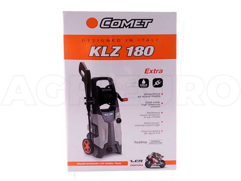 Hidrolimpiadora de agua fr&iacute;a Comet KLZ 180 Extra - Presi&oacute;n m&aacute;xima 180 bar