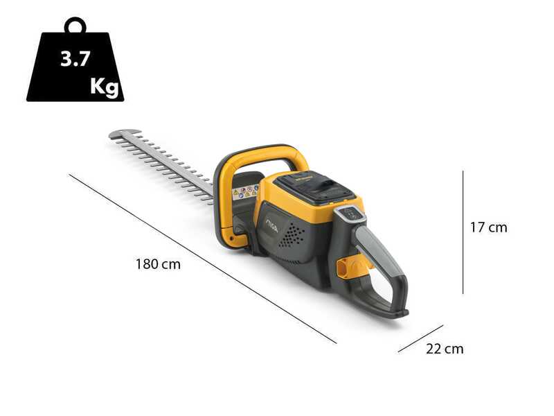 Cortasetos de bater&iacute;a STIGA HT 500e Kit - Cuchilla de 58 cm - Bater&iacute;a y cargador incluidos