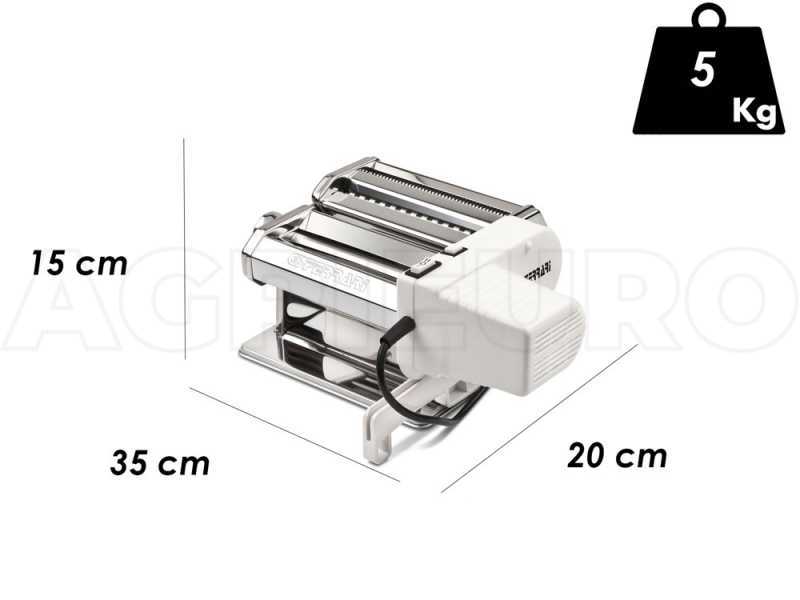 G3 Ferrari Sfogliamia - M&aacute;quina el&eacute;ctrica de hacer pasta INOX 90W