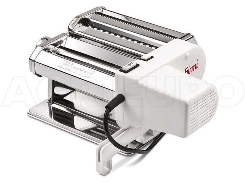 Girmi Pasta Machine - M&aacute;quina el&eacute;ctrica/manual de hacer pasta INOX 90W
