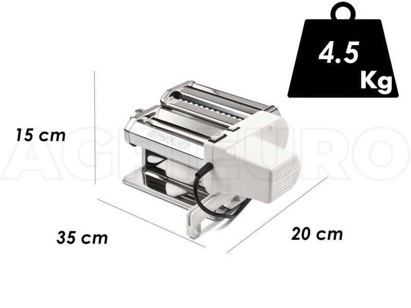 Girmi Pasta Machine - M&aacute;quina el&eacute;ctrica/manual de hacer pasta INOX 90W