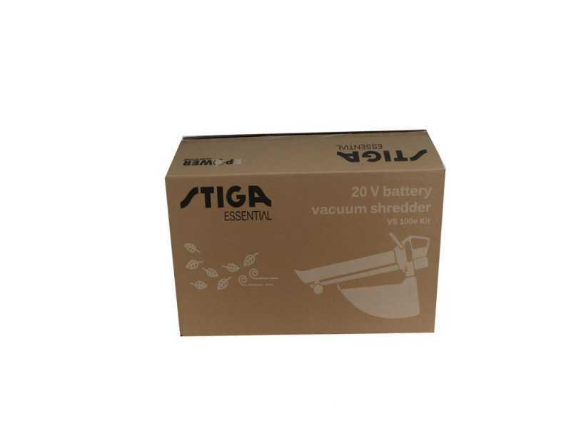 Stiga VS 100e - Soplador aspirador de bater&iacute;a 20V 4Ah