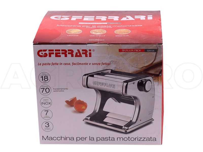 G3 Ferrari Sfoglia Prof - M&aacute;quina el&eacute;ctrica de hacer pasta INOX 70W