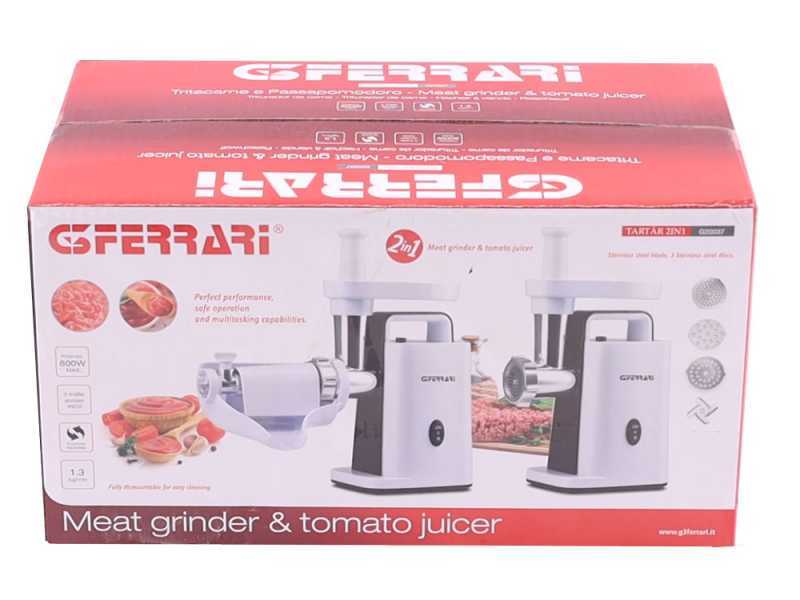 G3 Ferrari Tartar - Trituradora de tomate - Multifunci&oacute;n - Picadora de carne