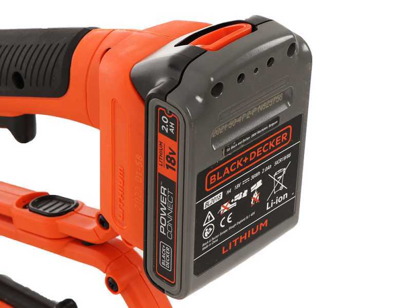 Podadora manual de bater&iacute;a Black&amp;Decker Alligator GKC1000L - Bater&iacute;a 18V 2Ah