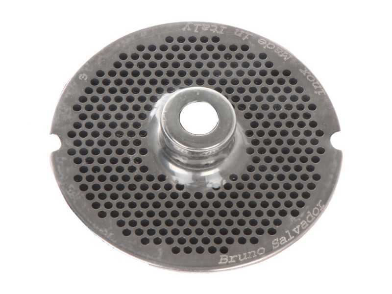 Placa para picadora de carne  N.8 - agujeros da 3 mm - di&aacute;metro placa 61 mm