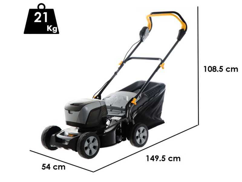 Cortac&eacute;sped de empuje de bater&iacute;a Alpina AL5 4148 li KIT - Bater&iacute;a de 48V 4Ah - Ancho de corte 41 cm