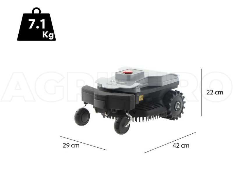 Robot cortac&eacute;sped Wiper IKE XH6 - Control mediante APP - Superficie m&aacute;xima recomendada 600 m2