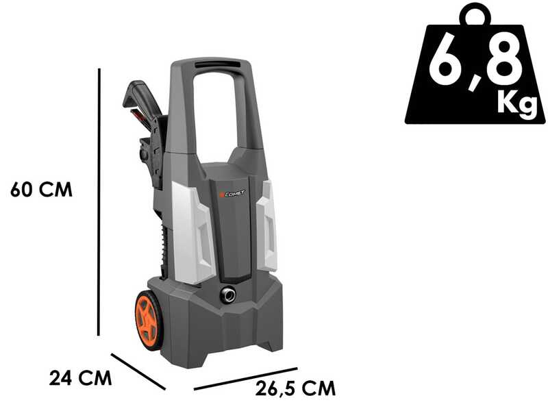 Hidrolimpiadora de agua fr&iacute;a Comet KMZ 130 Classic - Presi&oacute;n m&aacute;xima 130 bar