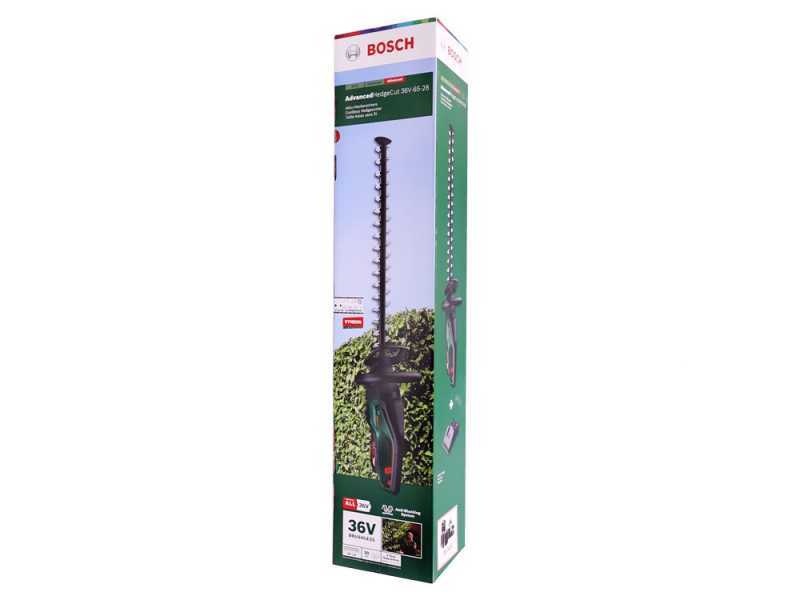 Cortasetos de bater&iacute;a BOSCH AdvancedHedgeCut 36 - longitud cuchilla 65 cm - 36 V 2 Ah