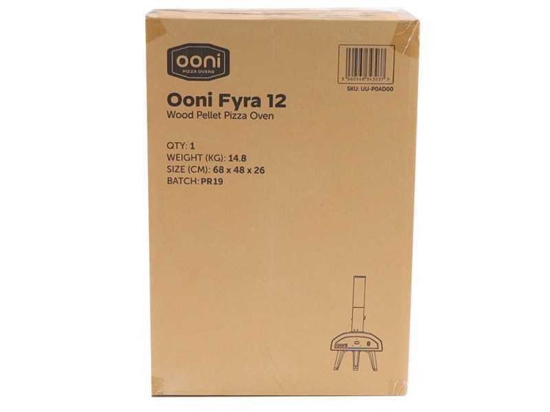 Horno de pellets para pizza Ooni FYRA 12 - Capacidad de cocci&oacute;n: 1 pizza