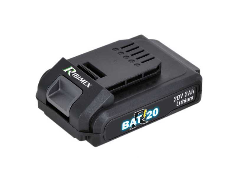 Soplador de bater&iacute;a RIBIMEX PRBAT20-S - Bater&iacute;a de 20V 2Ah